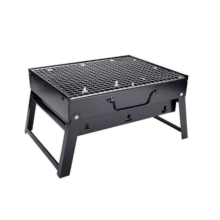 Asador Parrilla Portátil Plegable A Carbón Para Bbq Camping