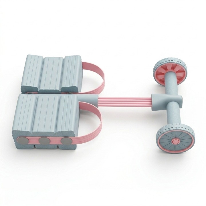 Dispositivo Tracción Pedal Multifuncional Rodillo Abdominal
