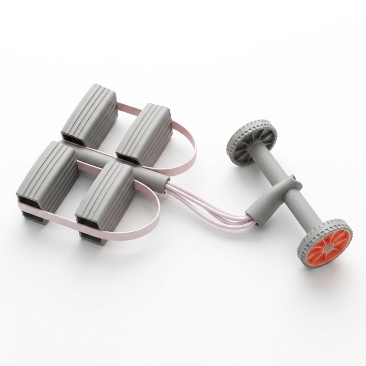 Dispositivo Tracción Pedal Multifuncional Rodillo Abdominal