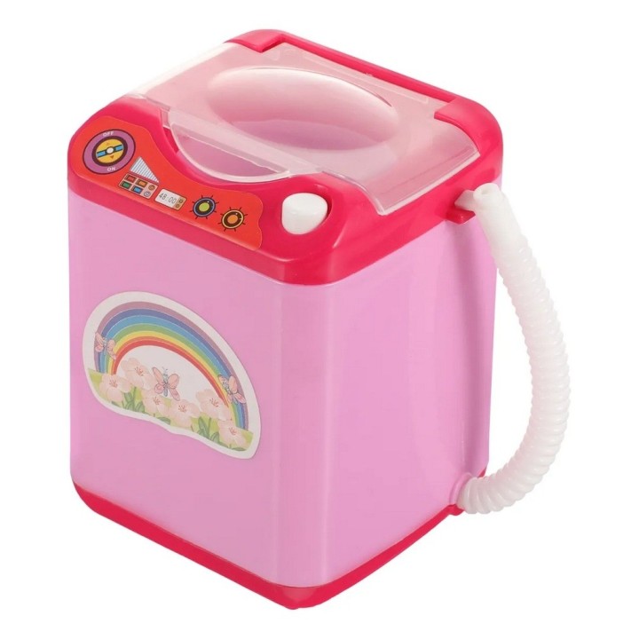 Mini Lavadora Juguete Eléctrica Limpia Brochas Maquillaje