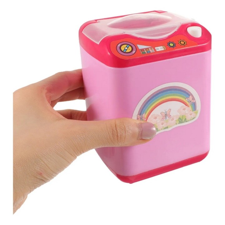 Mini Lavadora Juguete Eléctrica Limpia Brochas Maquillaje