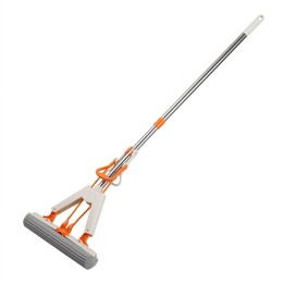 Trapeador Mopa Esponja Escurridor Automático Tipo Mariposa