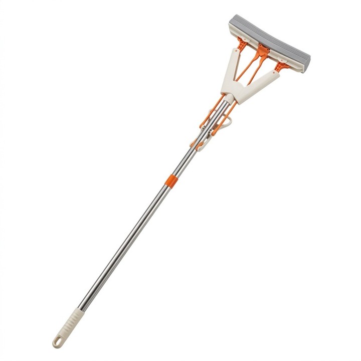 Trapeador Mopa Esponja Escurridor Automático Tipo Mariposa