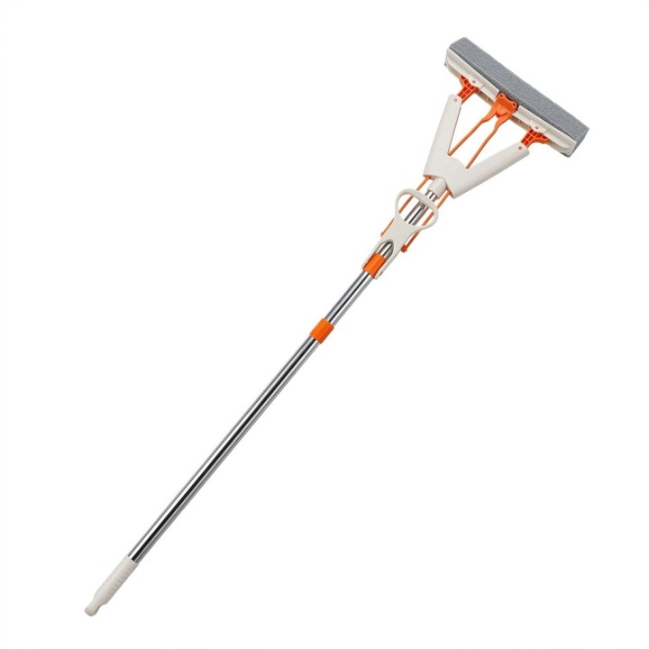 Trapeador Mopa Esponja Escurridor Automático Tipo Mariposa