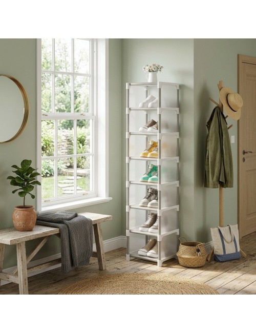 Organizador De Zapatos Zapatero Vertical 8 Niveles Acrílico