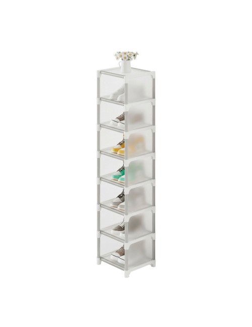 Organizador De Zapatos Zapatero Vertical 8 Niveles Acrílico