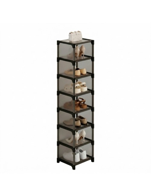 Organizador De Zapatos Zapatero Vertical 8 Niveles Acrílico