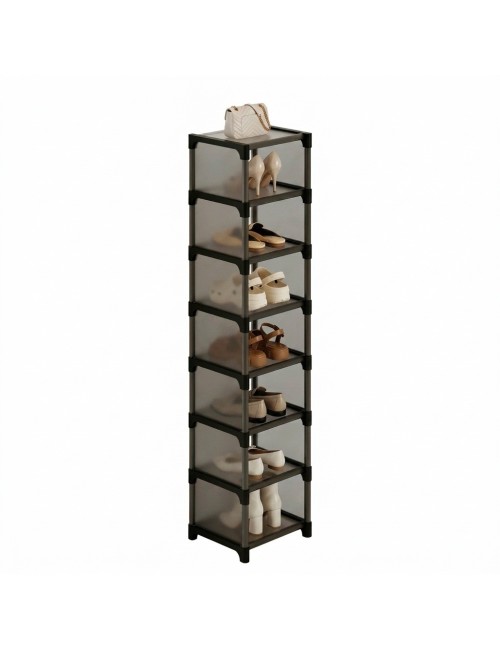 Organizador De Zapatos Zapatero Vertical 8 Niveles Acrílico
