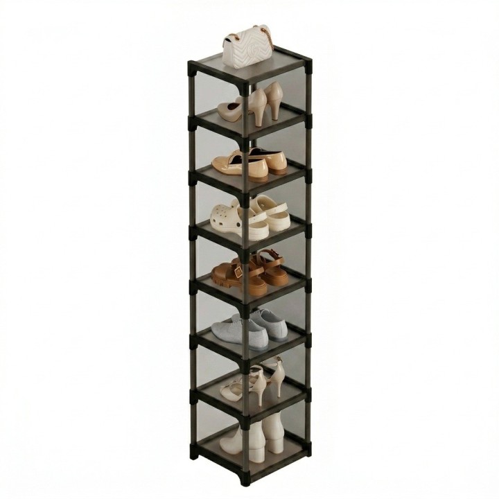 Organizador De Zapatos Zapatero Vertical 8 Niveles Acrílico