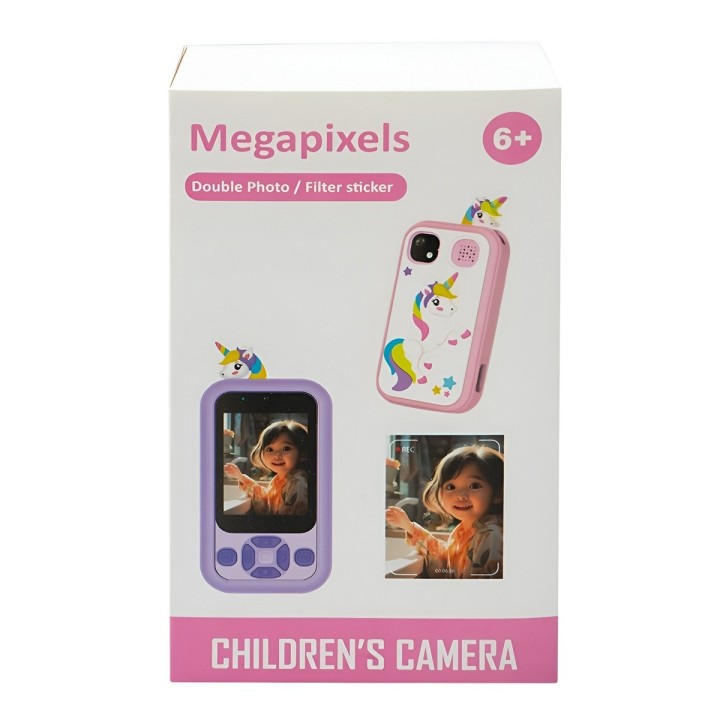Cámara Teléfono Digital Para Niños Video Juegos