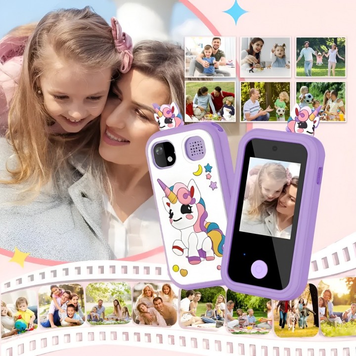 Cámara Teléfono Digital Para Niños Video Juegos