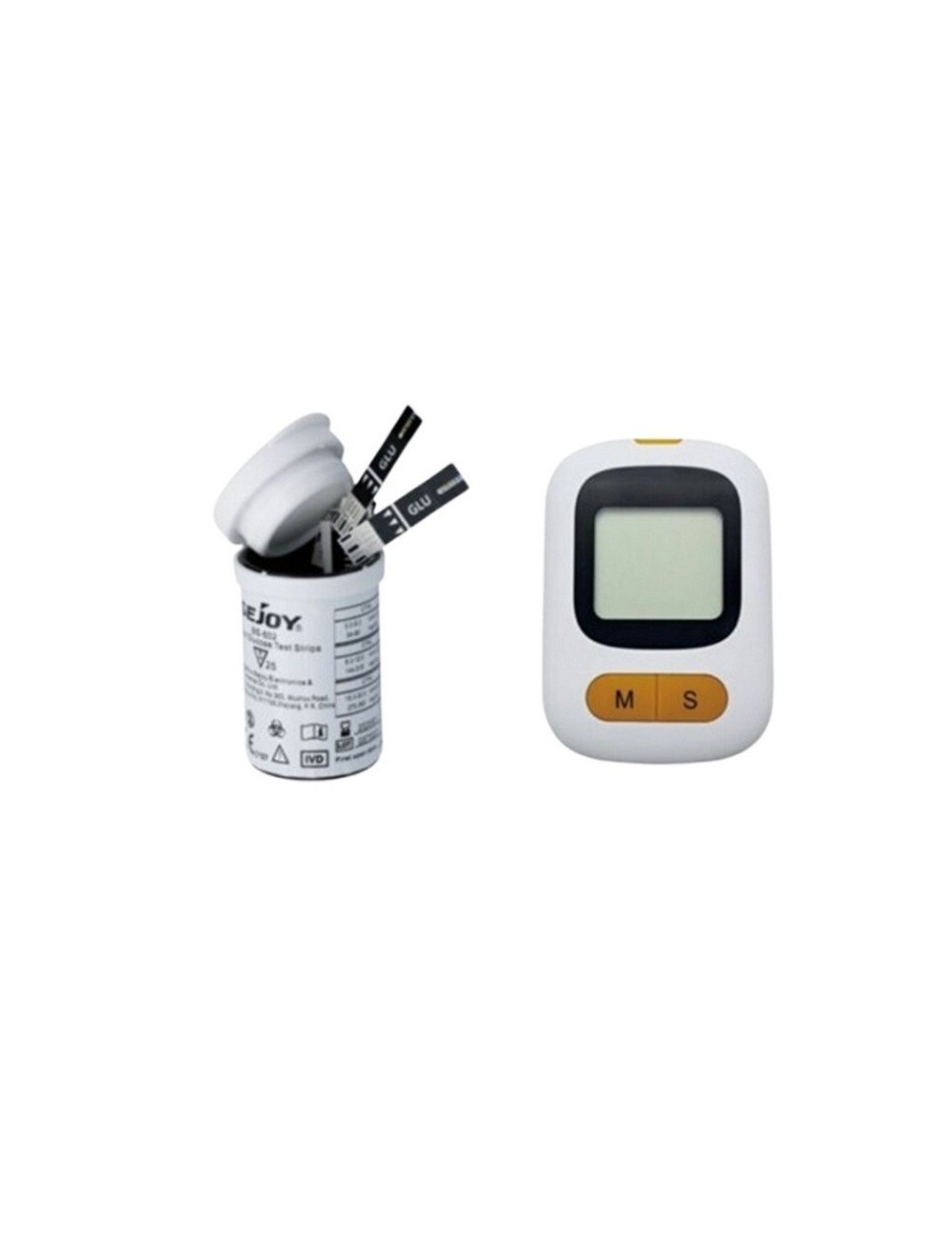 Kit Monitor De Glucosa En Sangre Bg-201 Portátil