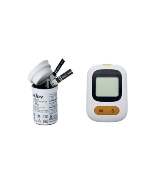 Kit Monitor De Glucosa En Sangre Bg-201 Portátil