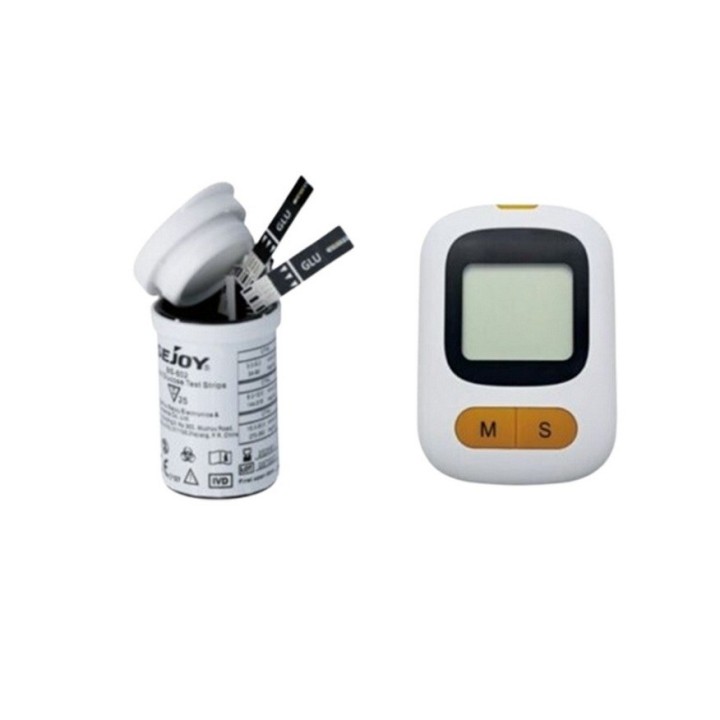 Kit Monitor De Glucosa En Sangre Bg-201 Portátil