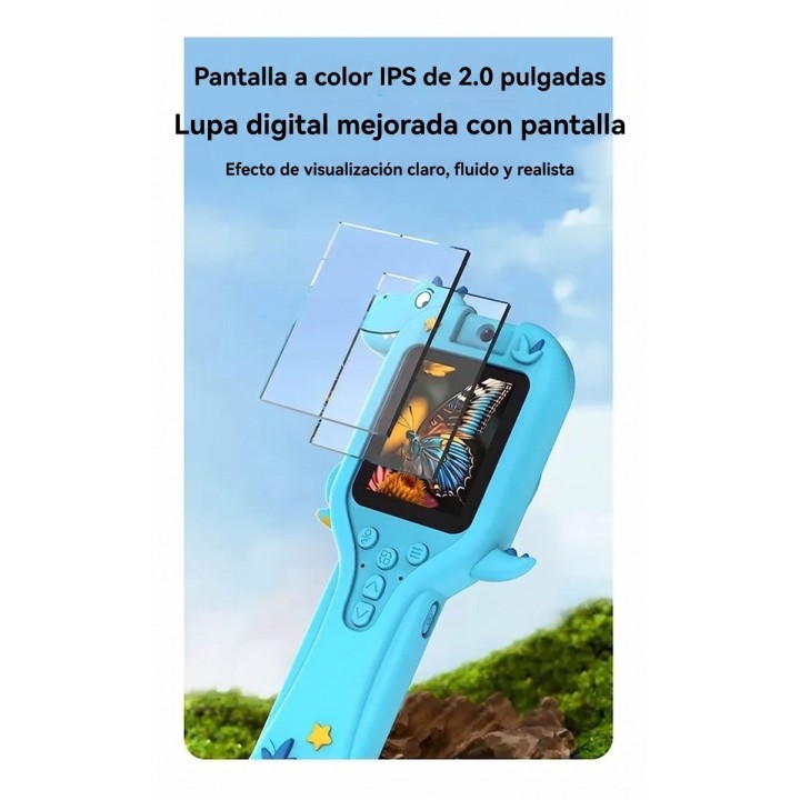 Microscopio Óptico Biológico 50x Luz Led Kit Estudiantil