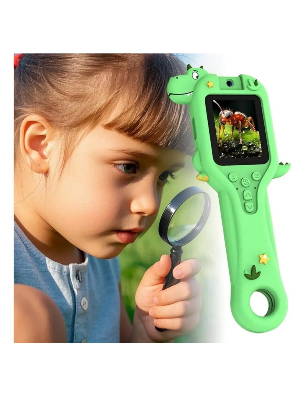 Microscopio Óptico Biológico 50x Luz Led Kit Estudiantil