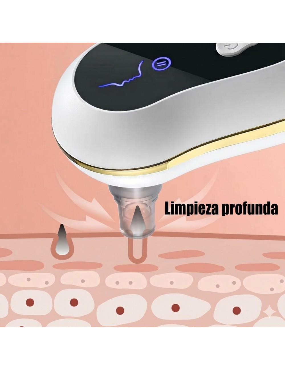 Removedor De Puntos Negros Limpiador Facial Poros Usb