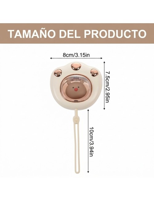 Calentador De Manos Recargable Portatil Diseño Garra Gato