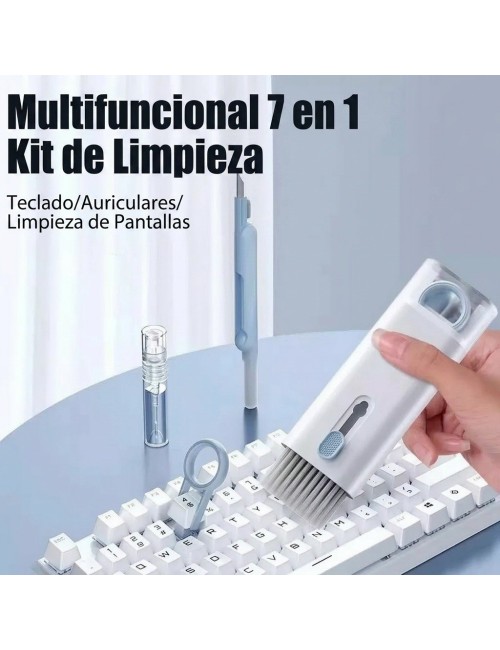 Kit Limpieza Multifuncional 7 En 1 Teclados Y Pantallas