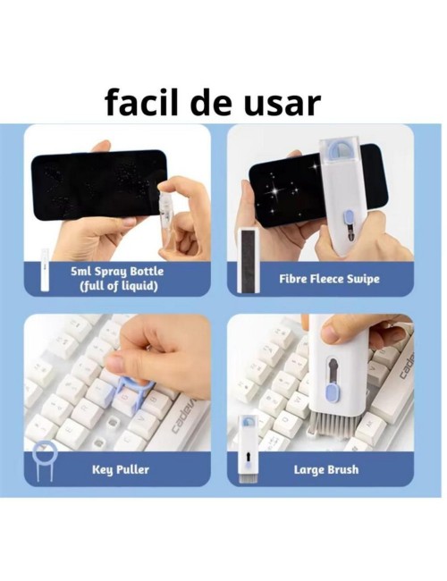 Kit Limpieza Multifuncional 7 En 1 Teclados Y Pantallas