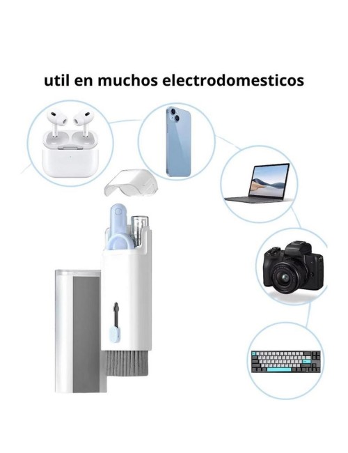 Kit Limpieza Multifuncional 7 En 1 Teclados Y Pantallas