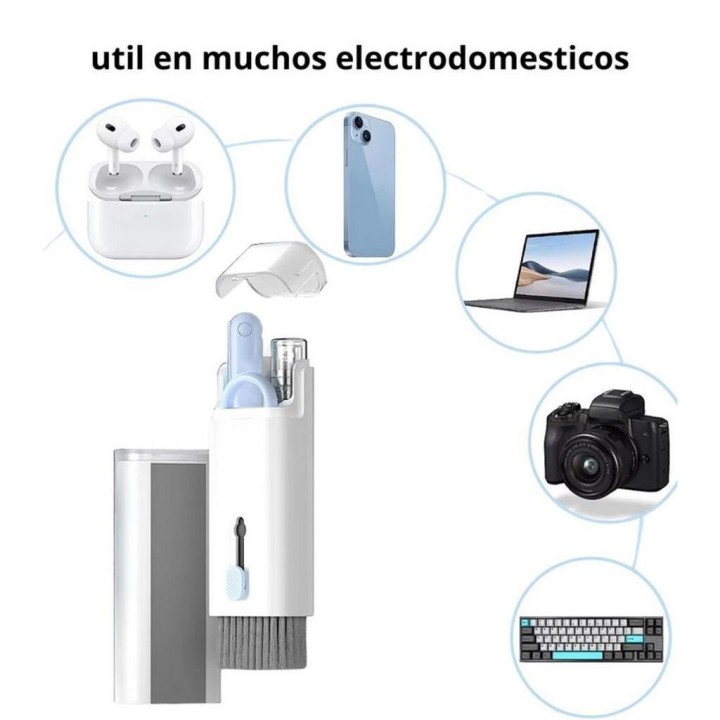 Kit Limpieza Multifuncional 7 En 1 Teclados Y Pantallas