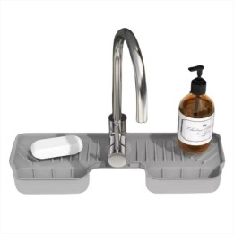 Organizador Lavaplatos Silicona Protector Salpicaduras Grifo