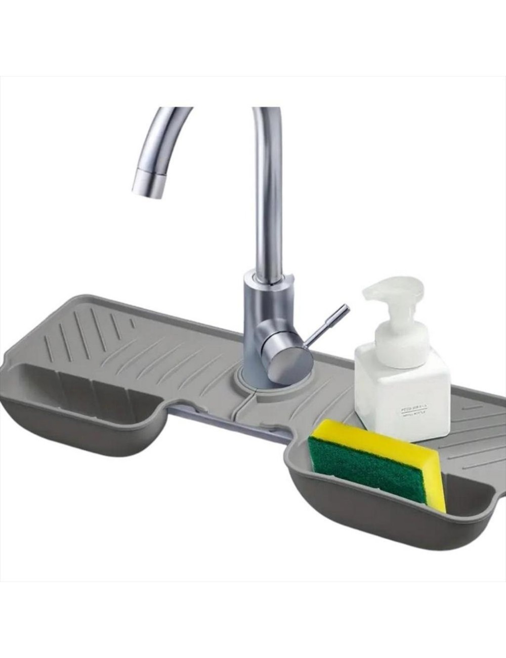 Organizador Lavaplatos Silicona Protector Salpicaduras Grifo
