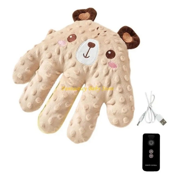 Mano Peluche Relajante Bebe Con Vibracion Y Control Remoto