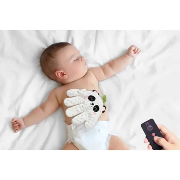 Mano Peluche Relajante Bebe Con Vibracion Y Control Remoto