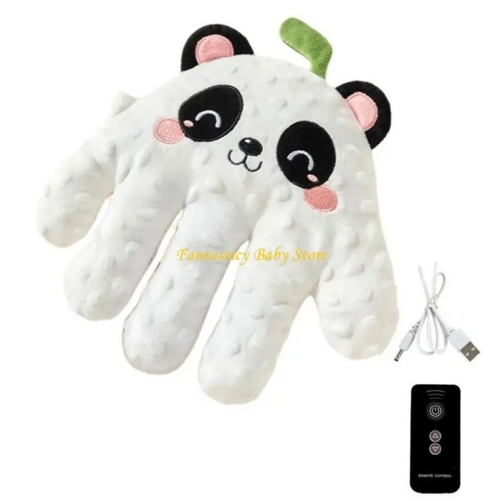 Mano Peluche Relajante Bebe Con Vibracion Y Control Remoto