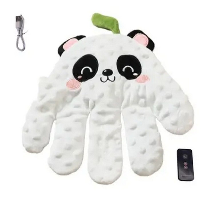 Mano Peluche Relajante Bebe Con Vibracion Y Control Remoto