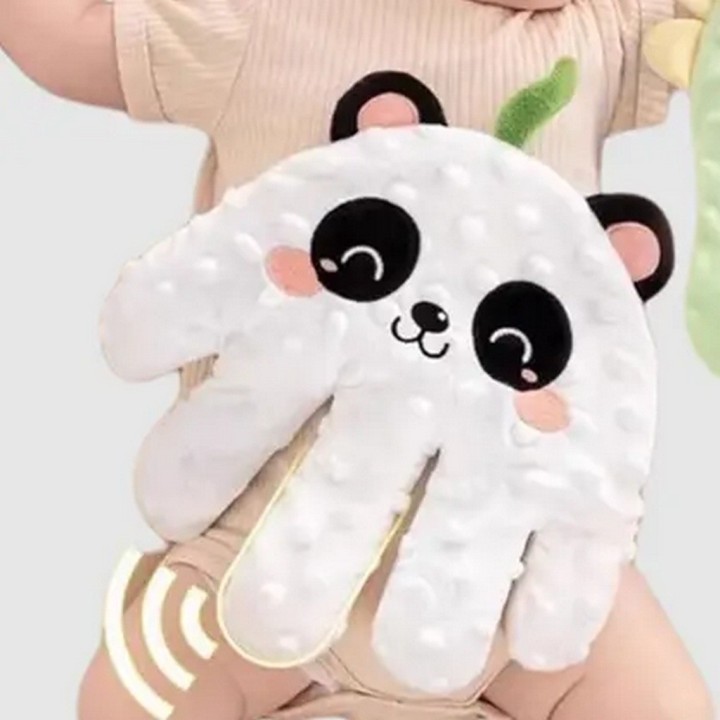 Mano Peluche Relajante Bebe Con Vibracion Y Control Remoto
