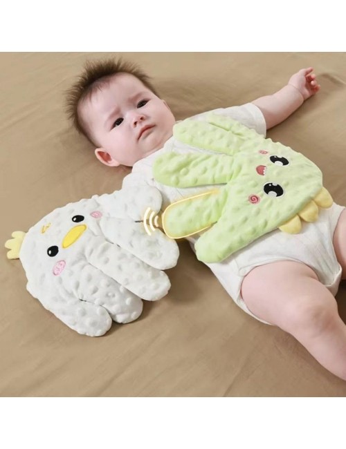 Mano Peluche Relajante Bebe Con Vibracion Y Control Remoto