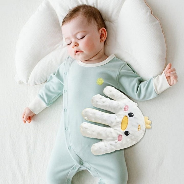 Mano Peluche Relajante Bebe Con Vibracion Y Control Remoto