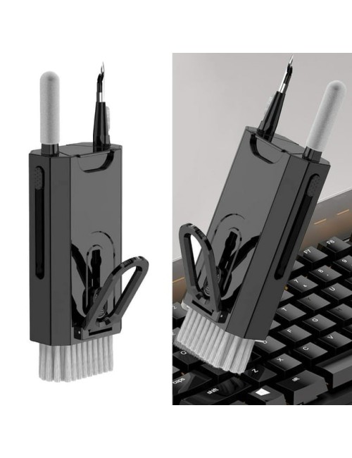Kit Limpieza Teclado Pantalla Cepillo Multifuncional 8 En 1
