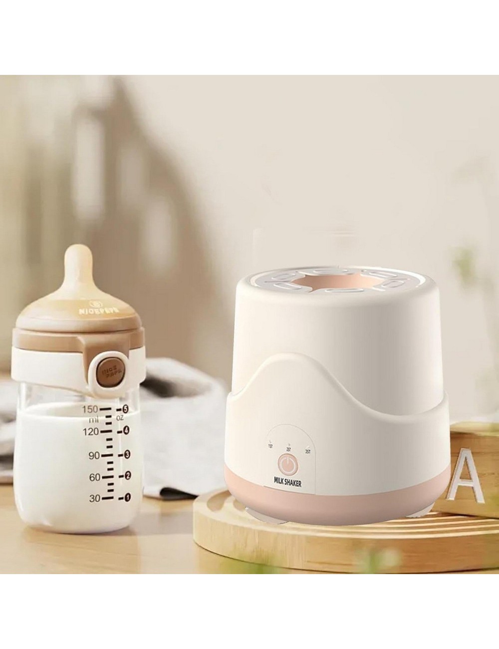 Mezclador Batidor Biberones Tetero Automatico Portatil Bebe