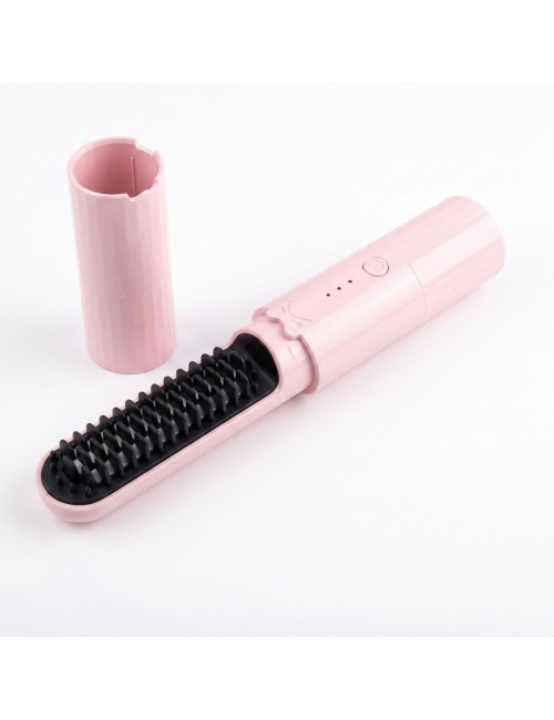 Cepillo Alisador Inalambrico Portatil 3 Temperaturas Usb