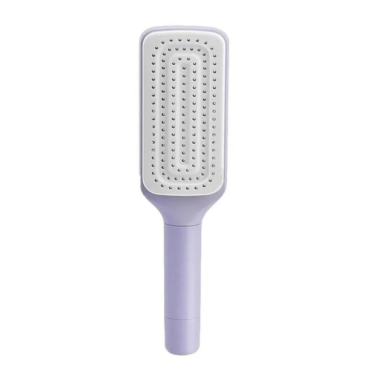 Cepillo De Cabello Autolimpiante Retractil Antiestatico