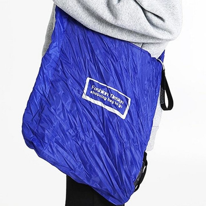 Bolsa De Compras Plegable Retractil Reutilizable Portatil