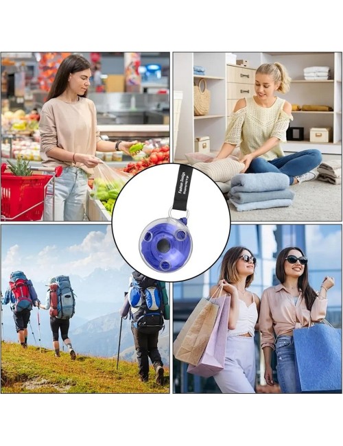 Bolsa De Compras Plegable Retractil Reutilizable Portatil