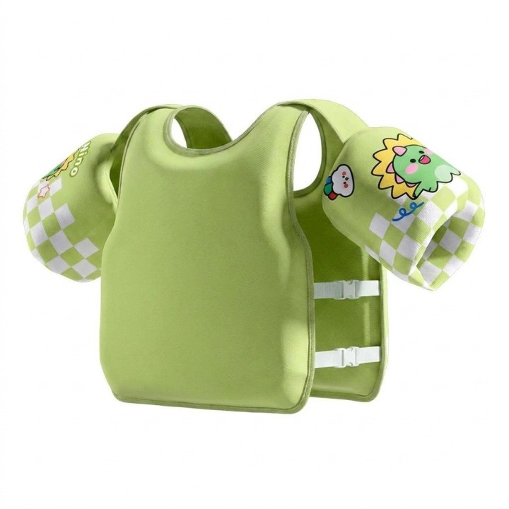 Chaleco Flotador Infantil Niños Piscina Con Braceras