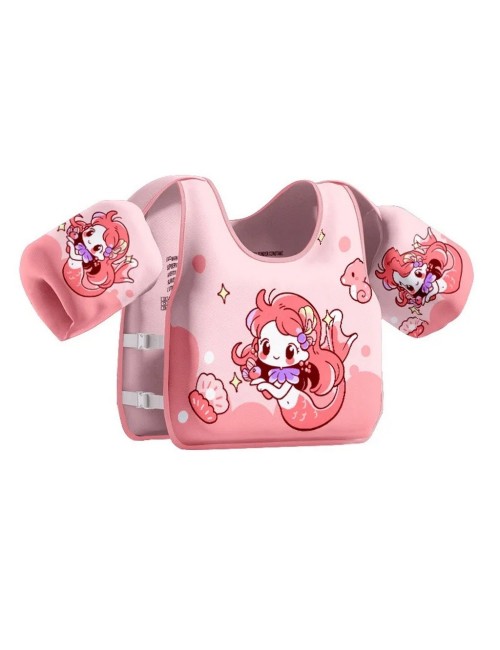 Chaleco Flotador Infantil Niños Piscina Con Braceras