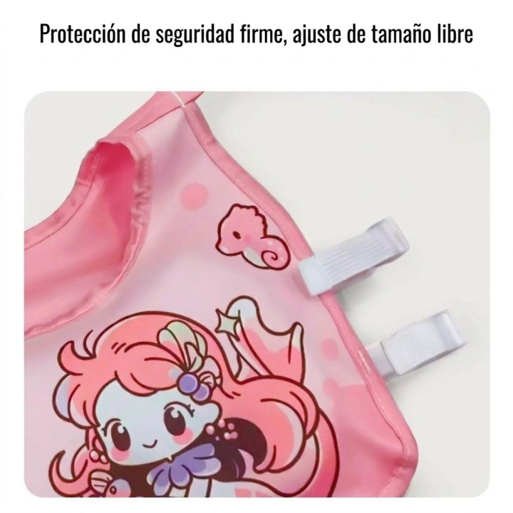Chaleco Flotador Infantil Niños Piscina Con Braceras