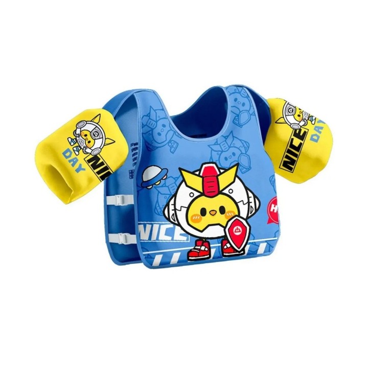 Chaleco Flotador Infantil Niños Piscina Con Braceras