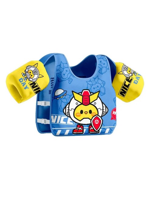 Chaleco Flotador Infantil Niños Piscina Con Braceras