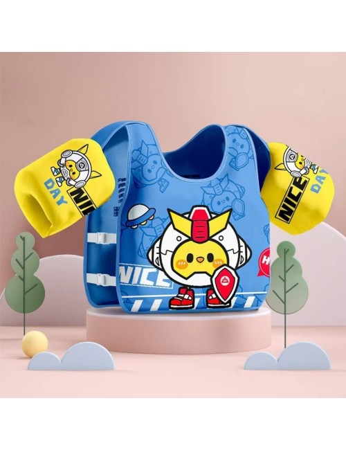 Chaleco Flotador Infantil Niños Piscina Con Braceras