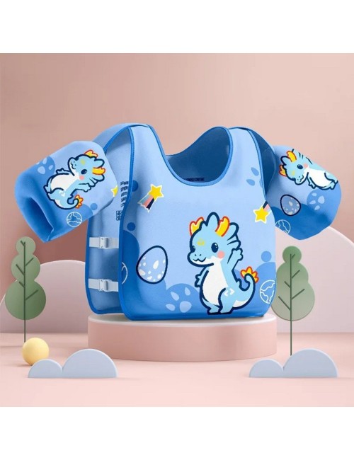 Chaleco Flotador Infantil Niños Piscina Con Braceras