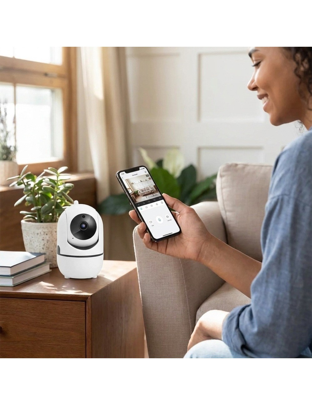 Cámara De Seguridad Smart Wifi 2mp Monitor Bebé V380