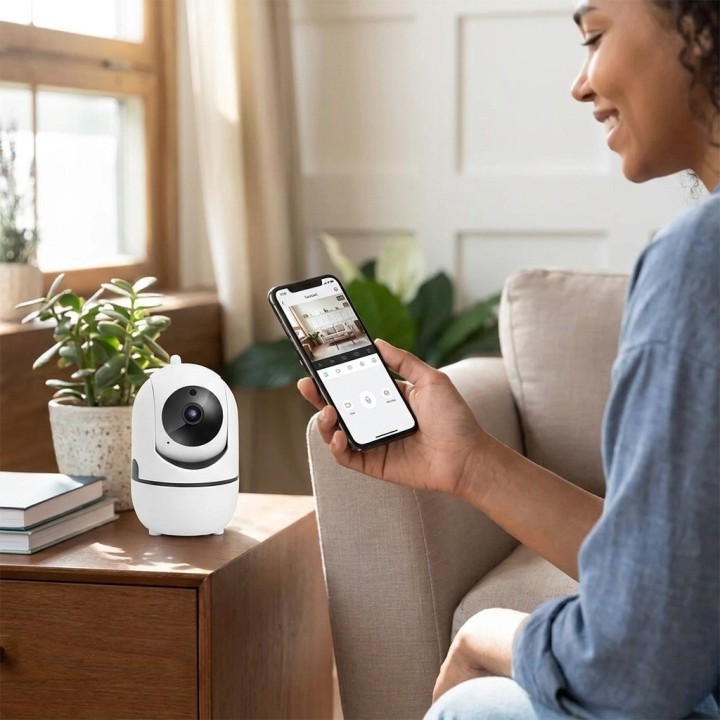 Cámara De Seguridad Smart Wifi 2mp Monitor Bebé V380